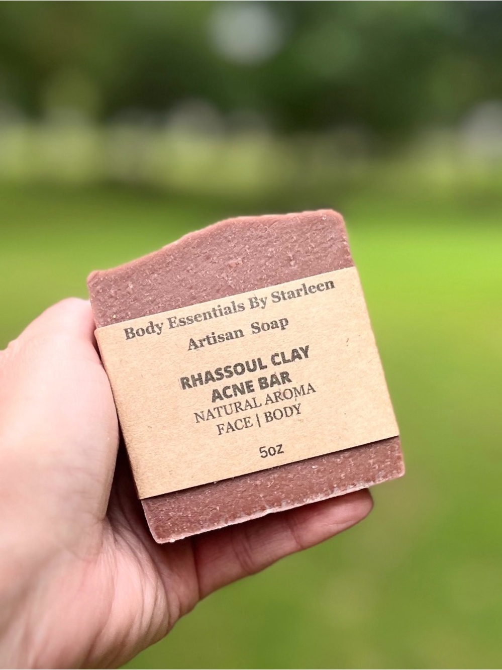 Handcrafted Soap - Artisan, Rhassoul Clay Unscented - Picture 3 of 7